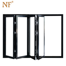 China high euro standard accordion folding glass basement windows